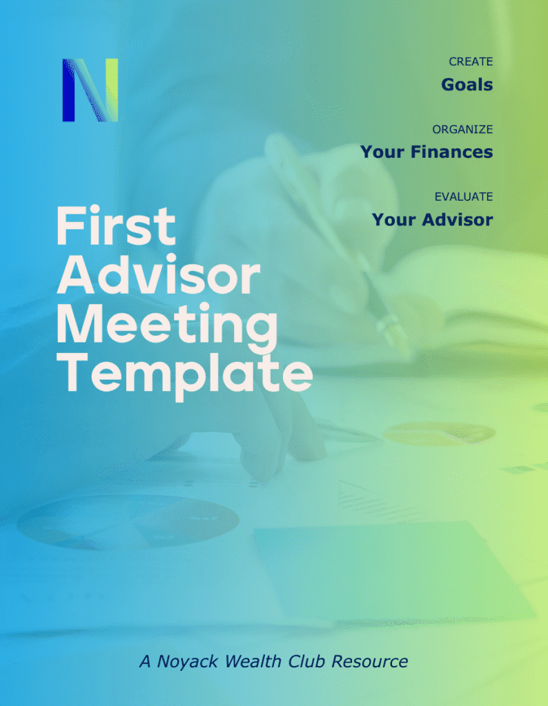First Advisor Meeting Template