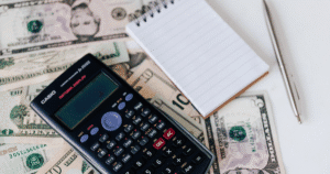 Anti-budget five buckets system diagram showing automated money allocation