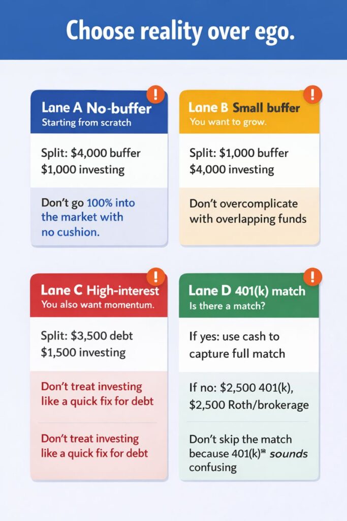 Best Way to Use $5,000: The Repeatable Money Plan Most People Skip 1 The $5,000 Game Plan - chart