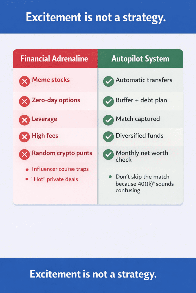 Best Way to Use $5,000: The Repeatable Money Plan Most People Skip 2 Where NOT to put your next $5,000 - table